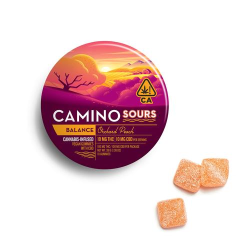 Sour Orchard Peach Gummies 1:1 (10 Pack)