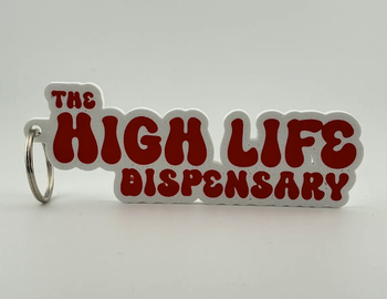 THL | Keychain | White & Red