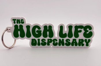 THL | Keychain | Green & White