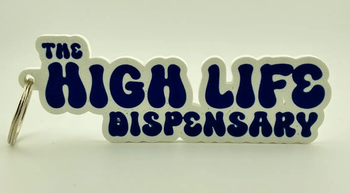 THL | Keychain | White & Blue