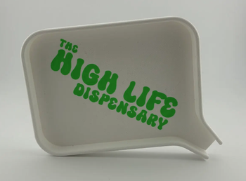 THL | Tray | White & Green