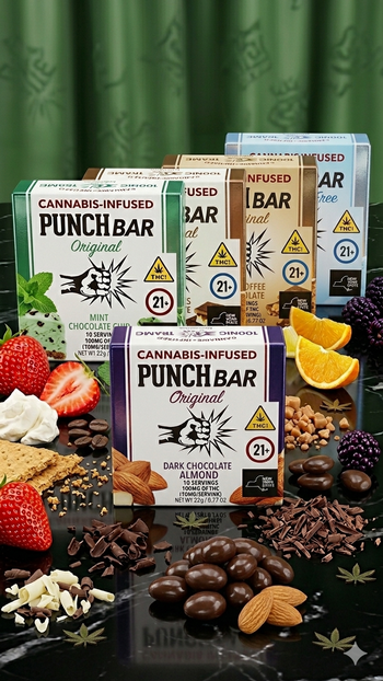 Punch | Original | Dark Chocolate Almond | 100mg