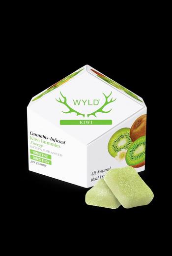 WYLD | Kiwi 1:1 THC:THCv Gummies - 100mg - 10ct