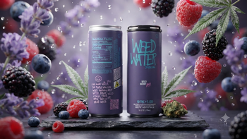 Weed Water 10mg - Sparkling - Wild Berry Rntz (hybrid) - 12oz Can