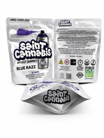Blue Razzberry Gummies - Fast Acting Nano - 100mg - 10 pieces - Indica 