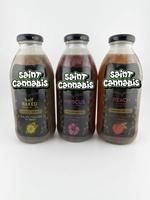 3 Pack ( 30mg ) -THC Infused HBC  - Hibiscus / Peach / Half Baked Tea Bottle - 10mg - 16oz
